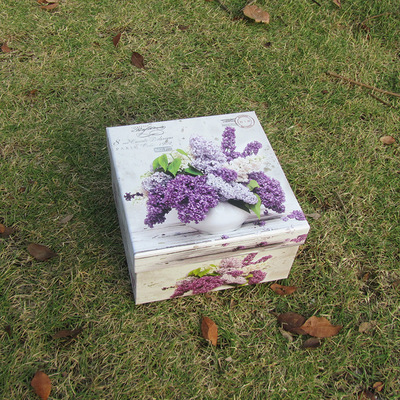 歐式風格花飾印刷天地蓋禮品包裝盒——廣州天河萬形紙品工藝廠批發(fā)熱賣